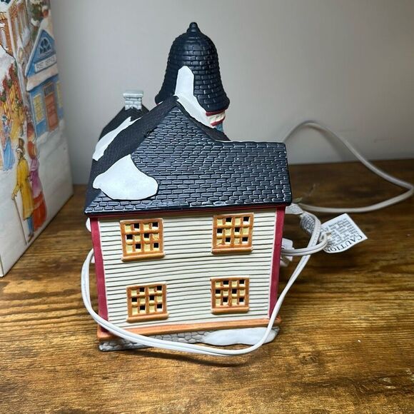 Vtg 1996 Porcelain Victorian House Dickensville Christmas Village NOMA LOOK - Picture 8 of 11